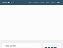 Tablet Screenshot of fabiocastelli.it